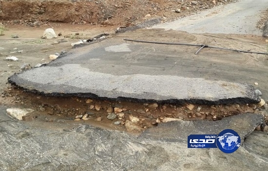 السيول تكشف رداءة مشاريع الطرق في قرى جائزة أضم