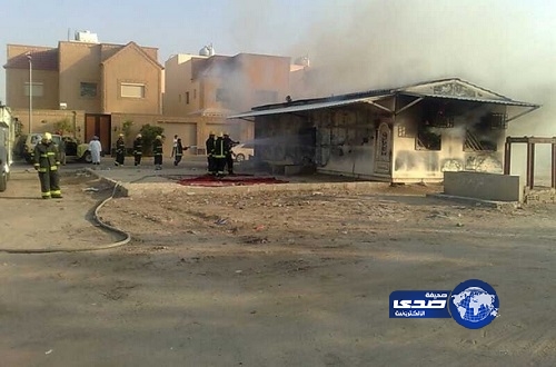 النار تلتهم مسجداً بحي النفل شمال الرياض