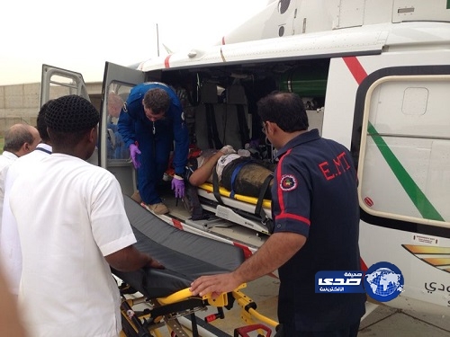 نجاح أول عملية نقل مصابين بواسطة الإسعاف الجوي بجازان