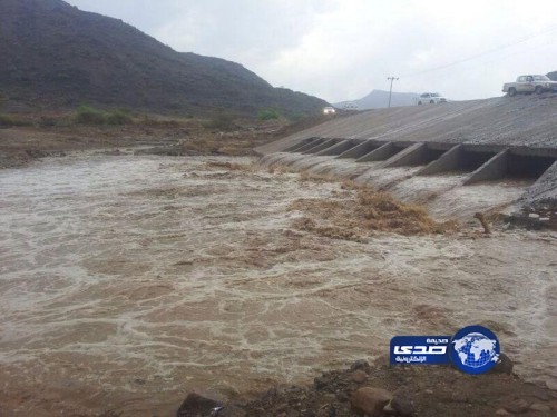 هطول أمطار على منطقة جازان
