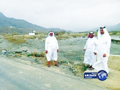 “بلدي قلوة” يقف على أضرار السيول بالشعراء