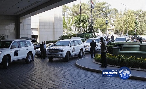 قناصة يطلقون النار على مفتشي الكيماوي في معضمية الشام