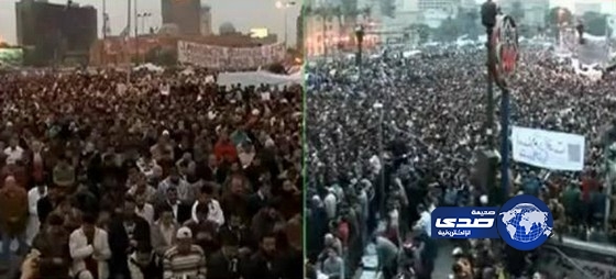 بالفيديو والصور كذب قناة الجزيرة حول اعداد المتظاهرين في ميدان التحرير