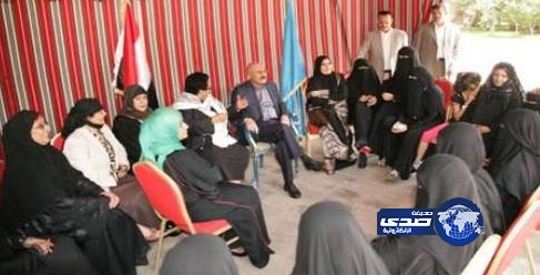 صالح يستقبل ممثلات المؤتمر وأحزاب التحالف بمؤتمر الحوار