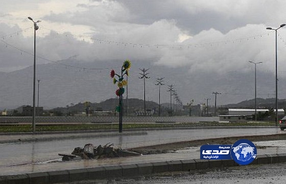 هطول أمطارعلى الباحة و جازان