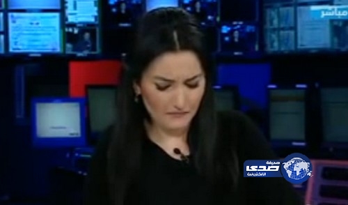 بالفيديو..اختناق مذيعة قناة الآن على الهواء مباشرة بسبب سوريا