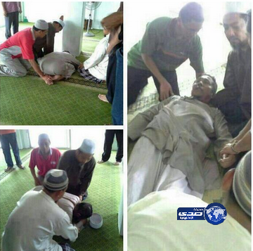 صورة رجل توفاه الله وهو ساجد في الصلاة بأحد مساجد ماليزيا (ما أجملها من خاتمة,,اللهم أحسن خاتمتنا)