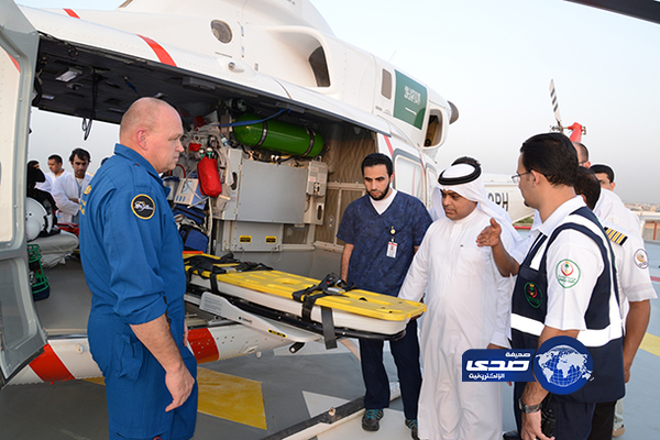 نجاح فرضية لاختبار مهبط برج مستشفى الملك فهد بجدة