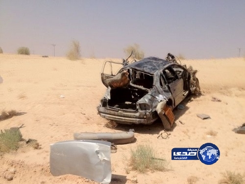 إصابة ثلاثة أشخاص في انقلاب سيارتهم على طريق “حائل – الجوف”