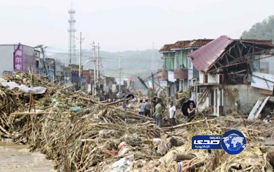 حصيلة فيضانات الصين تصل إلى 74 قتيلا