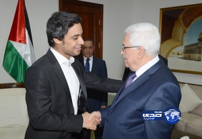 الرئيس الفلسطيني يستقبل الفنان احمد جمال