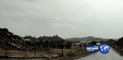 هطول أمطار على منطقة الطائف