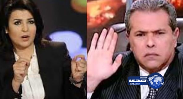 بالفيديو … توفيق عكاشة لمني الشاذلي : ورحمة أبويا لأعلمك الأدب