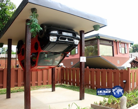 امرأة ترى العالم بالمقلوب