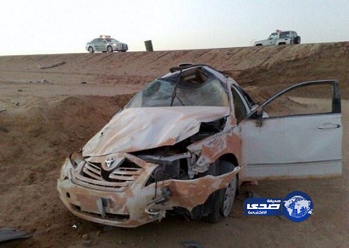 وفاة 3 أفراد من شرطة الخرمه في حادث انقلاب