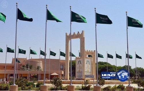 القصيم تتزين بـ 6000 علم احتفالاً باليوم الوطني