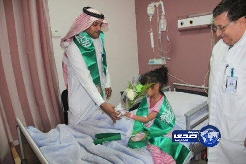 مستشفيات الرياض تشرك مرضاها في الاحتفال باليوم الوطني