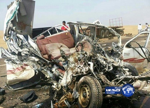حادث مروع يقتل مواطن وشقيقتيه في صامطة