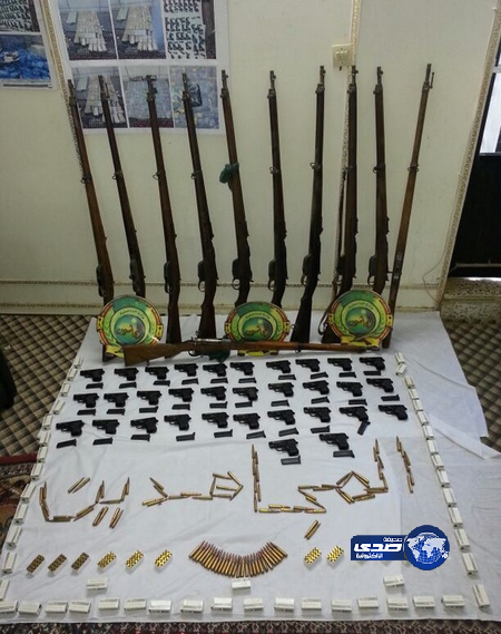 ضبط أسلحة ومخدرات خلال 3 عمليات أمنية بجازان