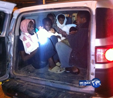 دوريات وادي الدواسر تحبط تهريب 8 مجهولين