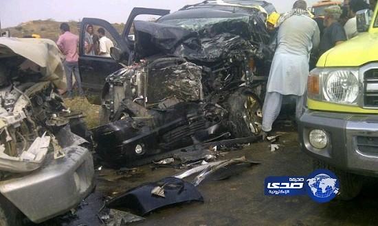 وفاة خمسة أشخاص في حادث مروري بجازان