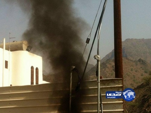 حريق عدّادات كهرباء مدرسة “السيوطي” بمحايل