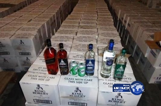 ضبط تهريب 21612 زجاجة خمر في البطحا