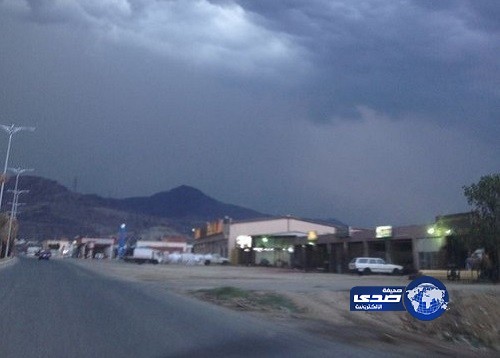 هطول أمطار غزيرة على العرضيات ونمرة والقرى المجاورة