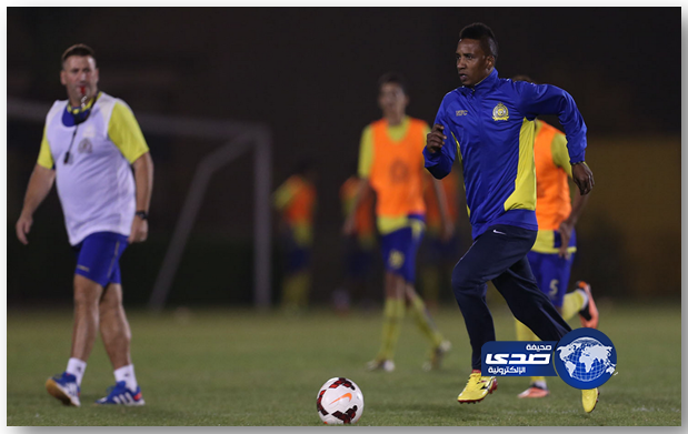 كارينيو يقود تدريبات النصر والفريق الأول يفوز على الأولمبي