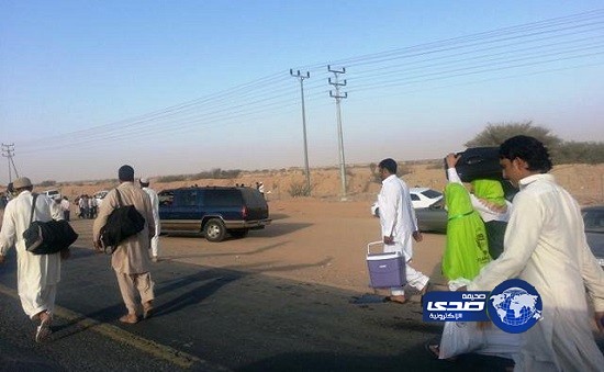 إعادة مئات الحجاج الغير مصرح لهم على طريق “الرياض – الطائف”