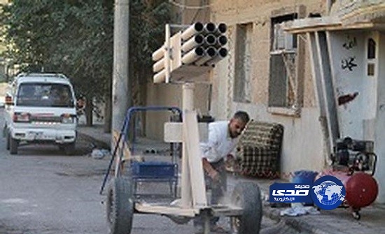 الجيش الحر يستهدف مواقع النظام بصواريخ محلية الصنع