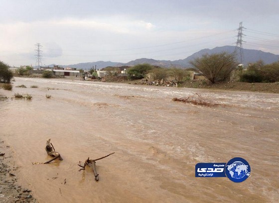 هطول  أمطار على منطقة الباحة