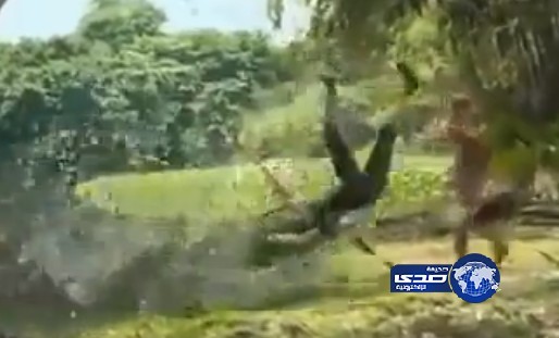 بالفيديو: تمساح يلتهم فتاة أمام صديقتها