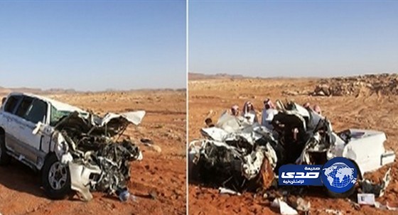 وفاة واصابة ثلاث اشخاص في حادث على على طريق تبوك ـ شرما