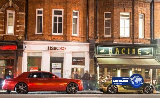 سيارة مليونير سعودي تثير ضجة في لندن وبريطانيون يلتقطون صوراً بجانبها