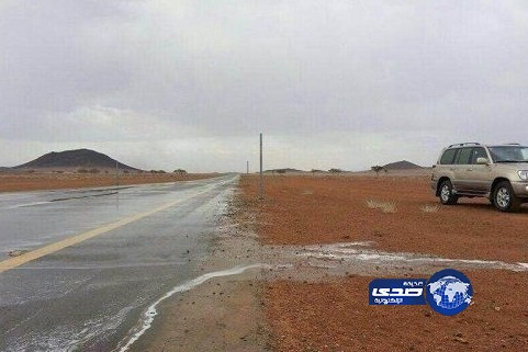 هطول أمطار على منطقة حائل