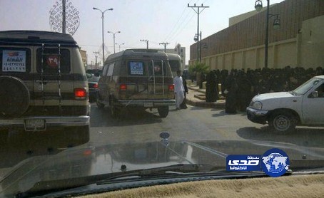 حريق و التماس كهربائي في مبنى كلية التربية للبنات بالدلم