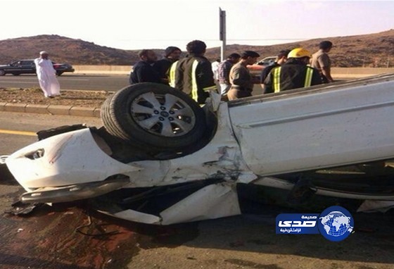 وفاة وخمس اصابات في حادث مروري في الباحة