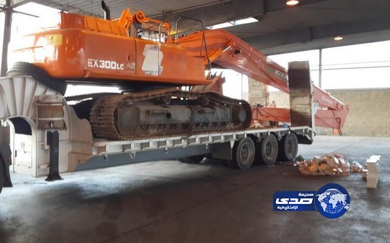 جمرك ضباء يضبط مليوني حبة مخدرة مخبأة في إحدى المعدات الثقيلة