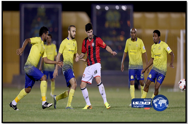 النصر يتعادل ودياً مع الرائد بهدفين لكل منهما وجيزاوي يظهر كحارس مرمى