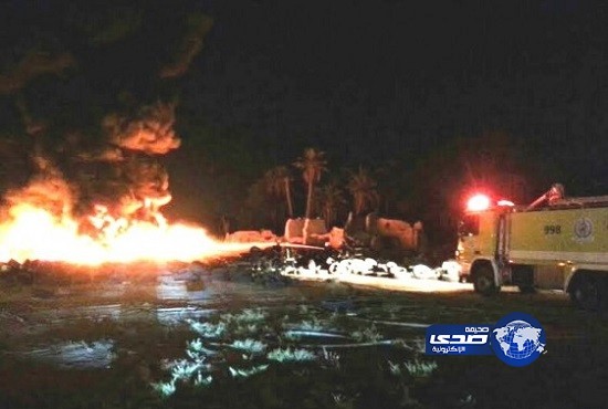 الدفاع المدني يخمد حريقا كبيرا في مركز اليمامة قبيل الفجر بالخرج