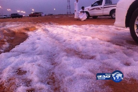 هطول أمطار على منطقة القصيم