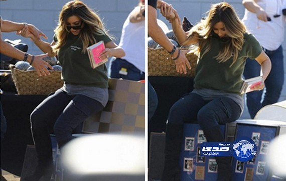 بالصور.. كيم كارداشيان تتعرّض لموقف محرج