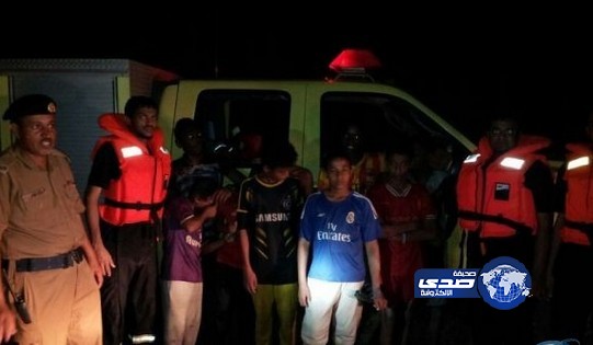 “مدني ضمد” ينقذ 9 أطفال احتجزتهم السيول