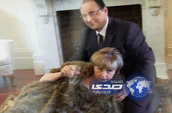 صورة تصطدم الرأي العام الغربي لميركل في أحضان الرئيس الفرنسي