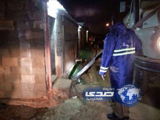 احتجاز 35 مركبة وغرق 17 منزل و11 حادث بسكاكا