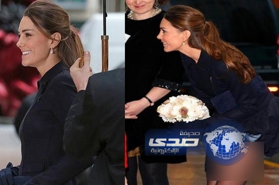 الرياح تسبب الحرج لدوقة كامبريدج كاثرين ميدلتون!