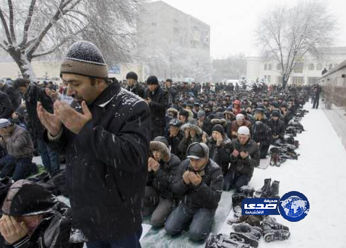 يُصلون على الثلج