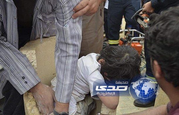 إنقاذ طفل احتجز داخل ماسورة خرسانية بأحد المنتزهات بالعارضة