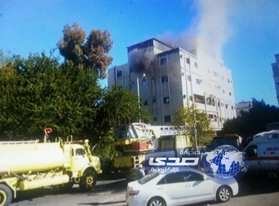 أخماد حريق بشقة في حى عودة بالطائف